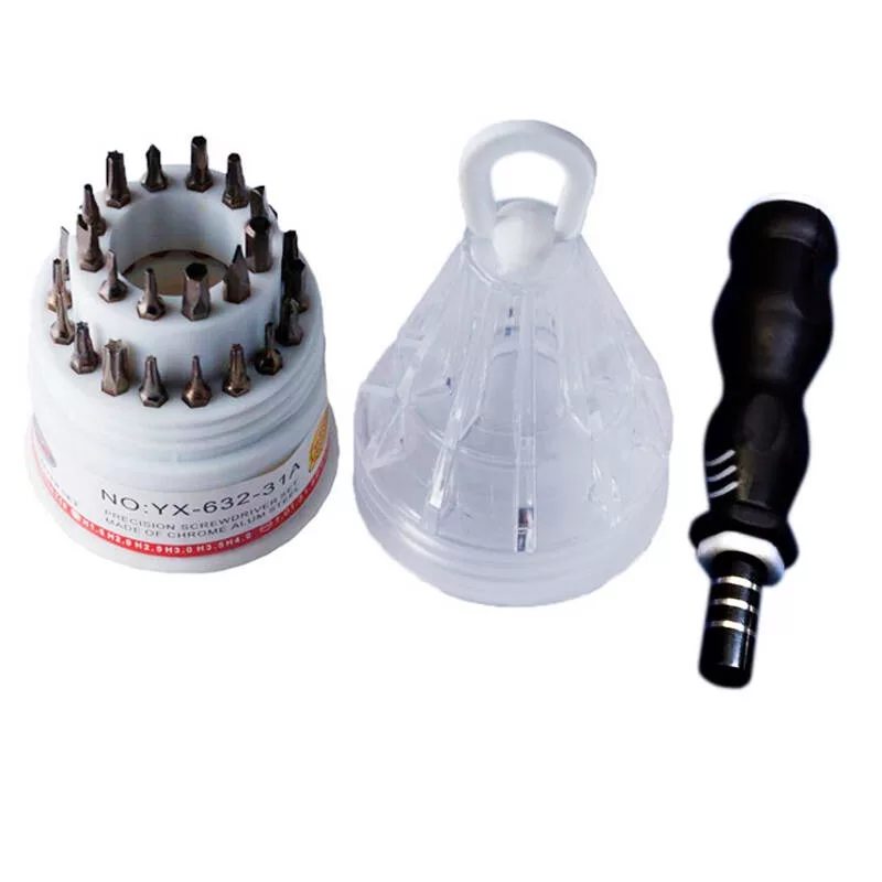 پیچ گوشتی و سری پیچ گوشتی یاکسون مدل YX-632-31A بسته 31 عددی