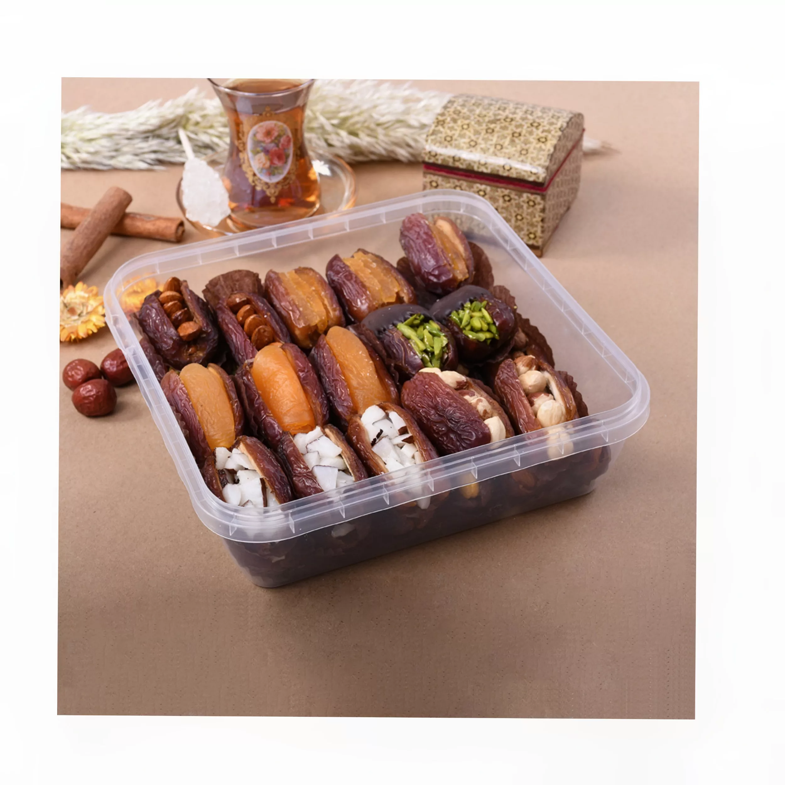 ظرف نگهدارنده مدل فریزری مربعی 1600cc بسته 12 عددی