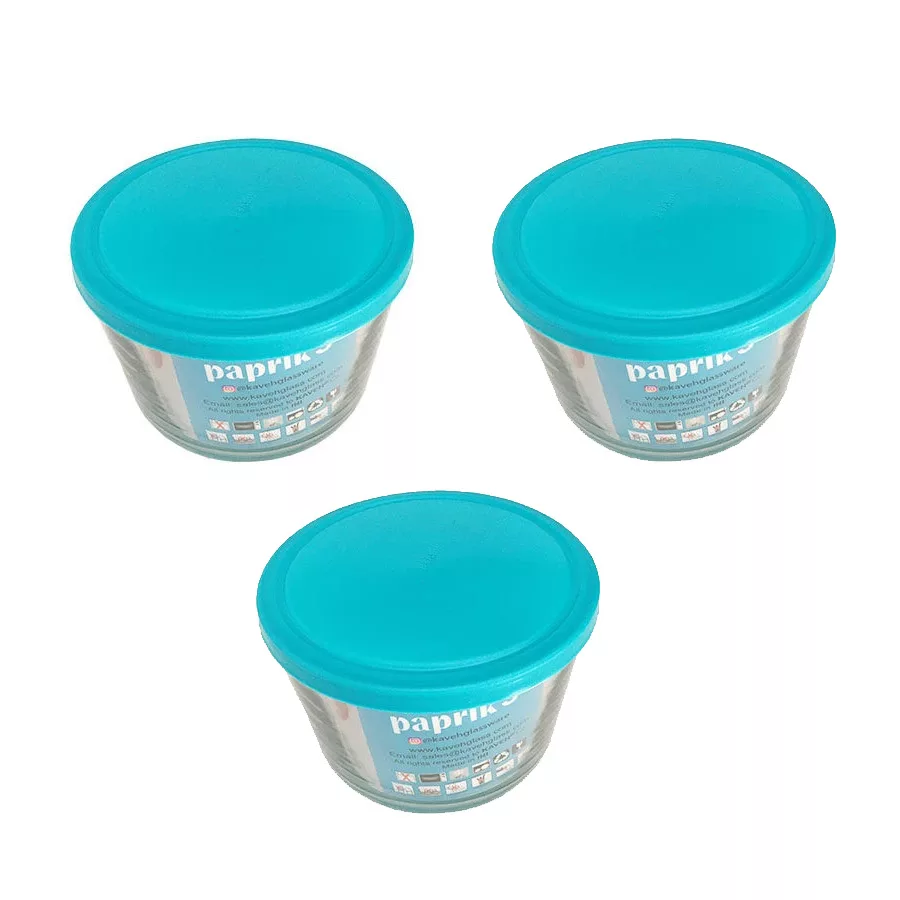 ظرف نگهدارنده کاوه مدل پاپریک مینی بسته 3 عددی