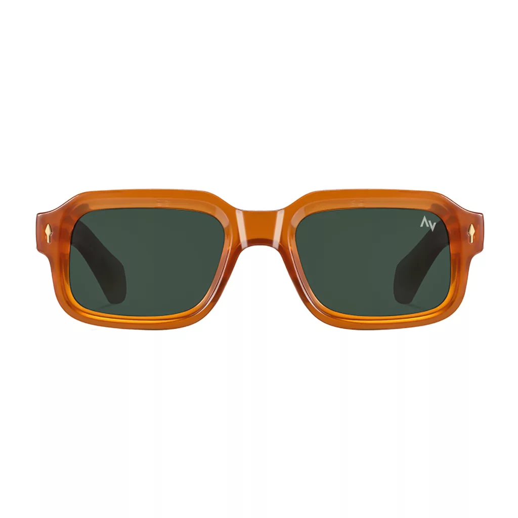 عینک آفتابی مستطیلی آلبرت وگ مدل SZ 8302 Apricot Hunter