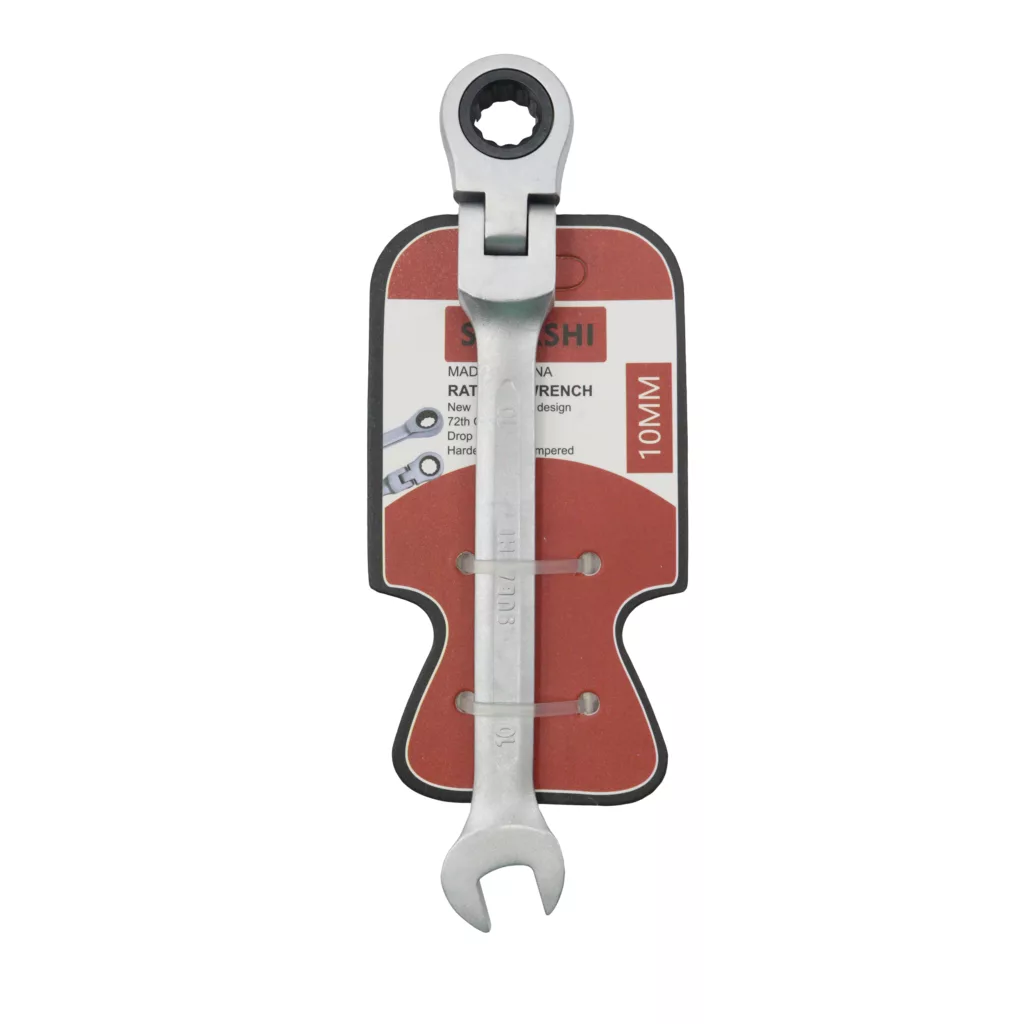 آچار یکسر تخت و یکسر رینگی جغجغه ای سوباشی مدل  YP-SIZE010MM سایز 10میلی متر