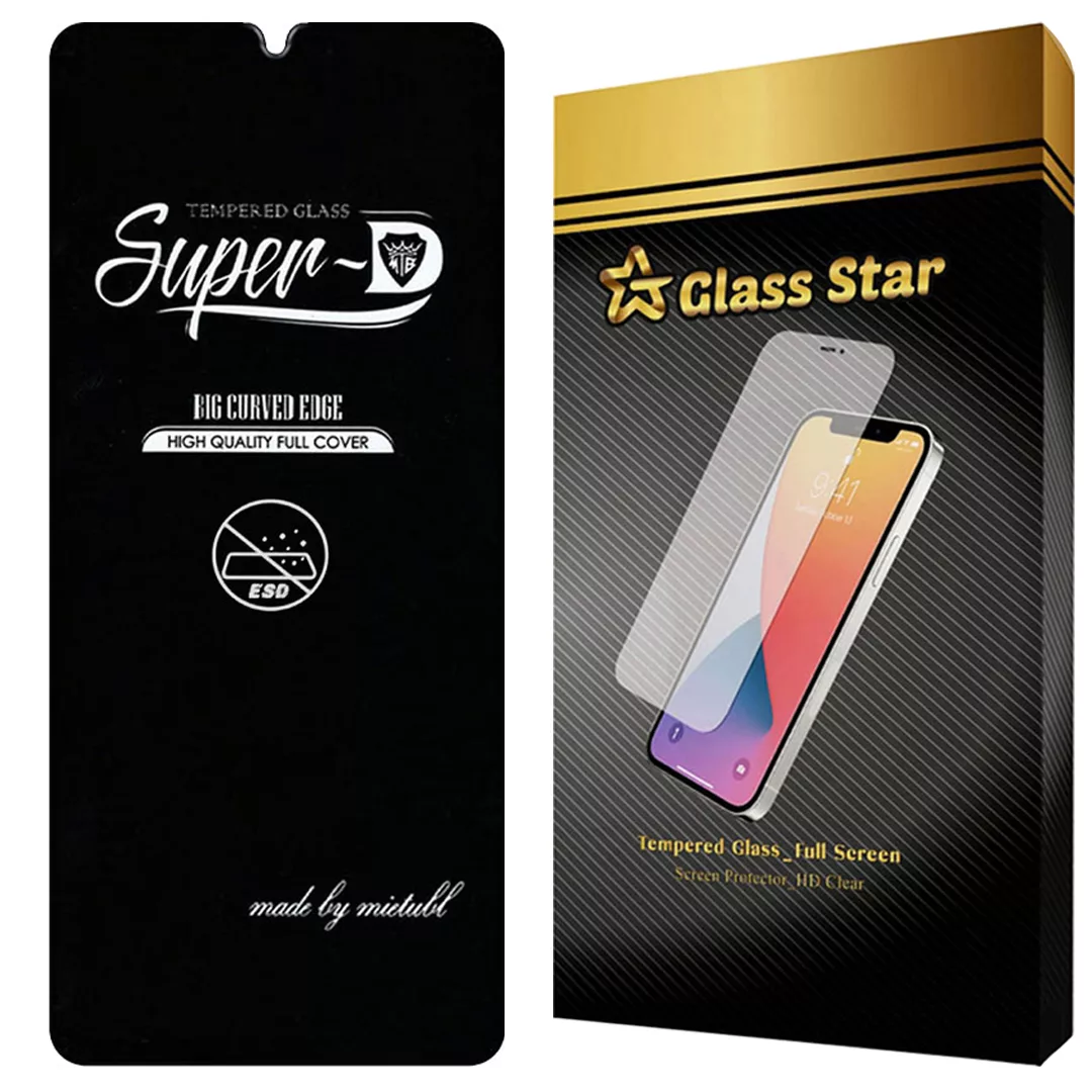 محافظ صفحه نمایش شیشه ای گلس استار مدل SUPRDG مناسب برای گوشی موبایل سامسونگ Galaxy A32 4G محافظ صفحه نمایش شیشه ای گلس استار مدل SUPRDG مناسب برای گوشی موبایل سامسونگ Galaxy A32 4G
