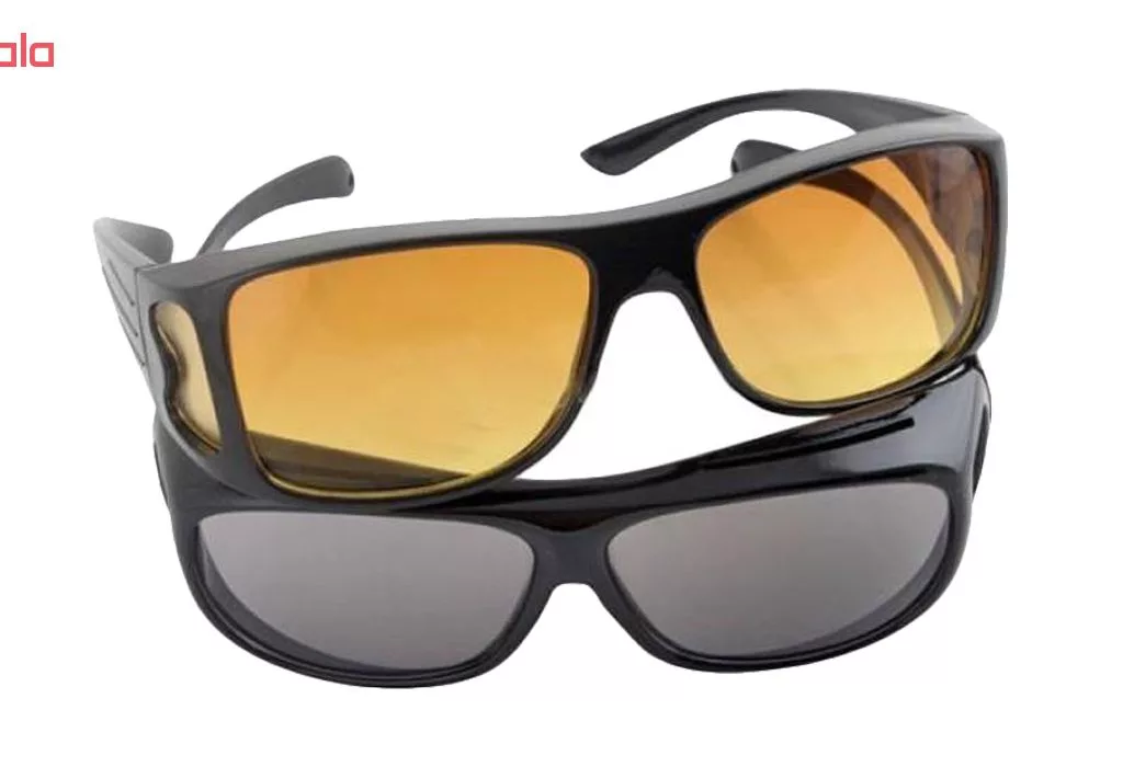 عینک آفتابی اچ دی ویژن مدل یورو استایل مجموعه دو عددی