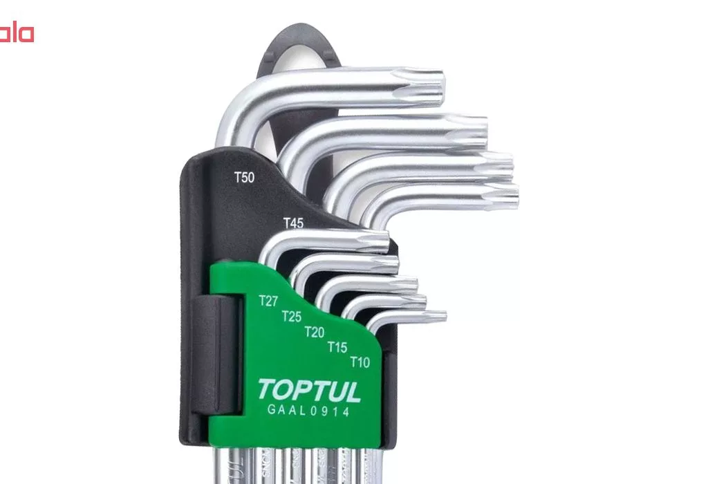 آچار آلن ستاره ای تاپ تول مدل GAAL0914 مجموعه 9 عددی