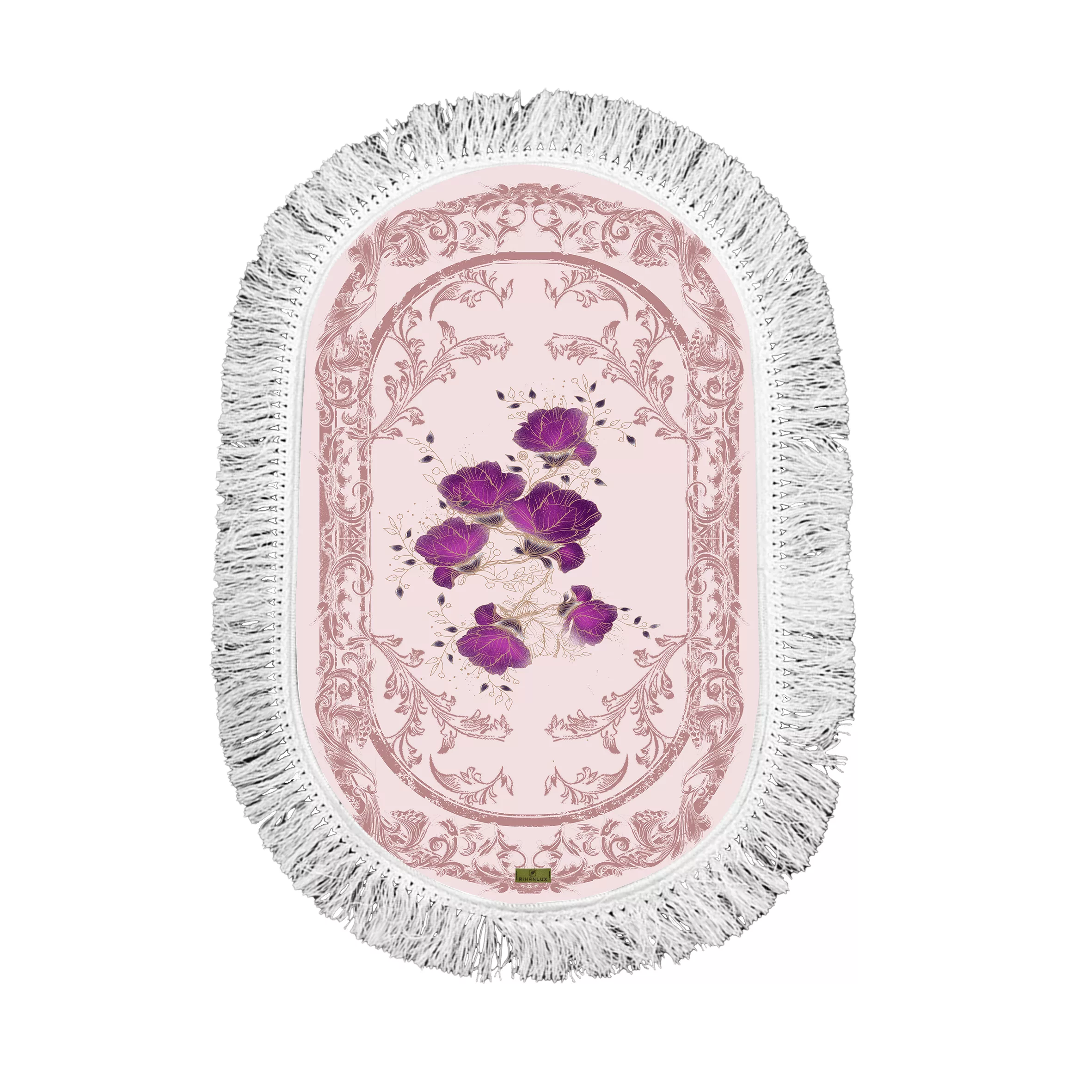 پادری ریحانلوکس مدل بیضی کد PB22 سایز 80*50 سانتی متر