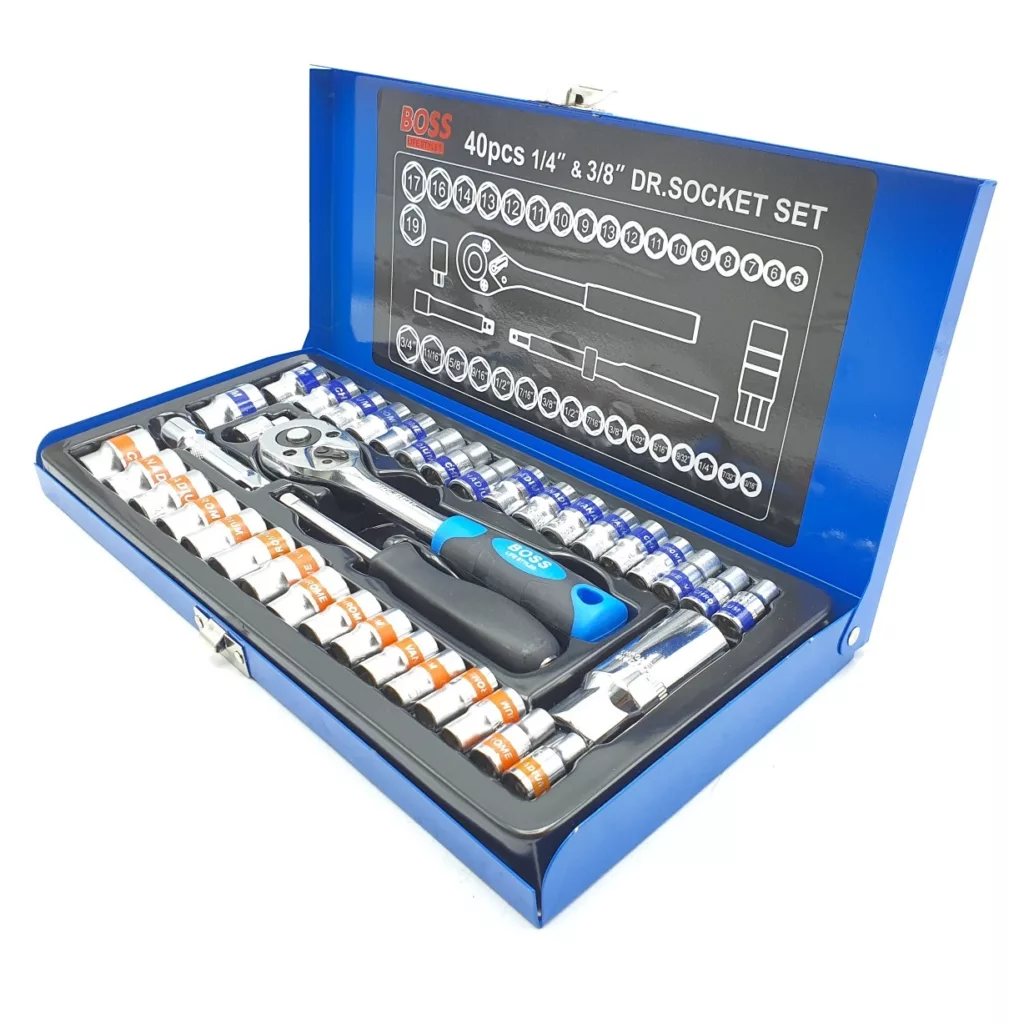 مجموعه 40 عددی آچار بکس باس مدل LIFE_STYLE