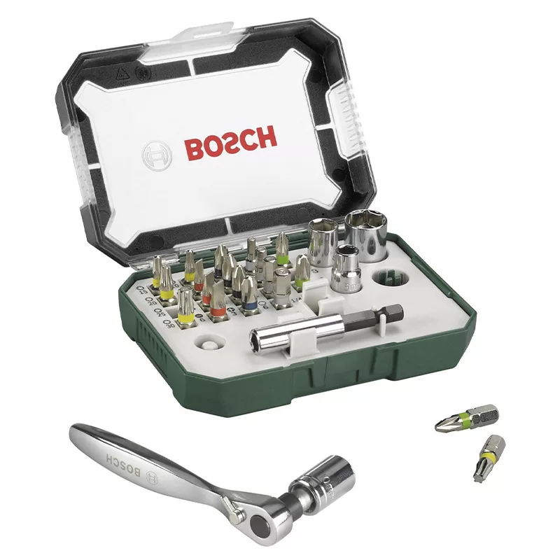 سری پیچ گوشتی شارژی بوش مدل BO-26P مجموعه 26 عددی