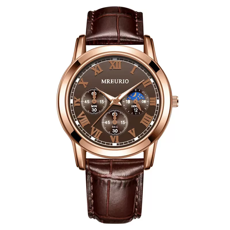 ساعت مچی عقربه‌ای مردانه کوارتز مدل کلاسیک کد 100