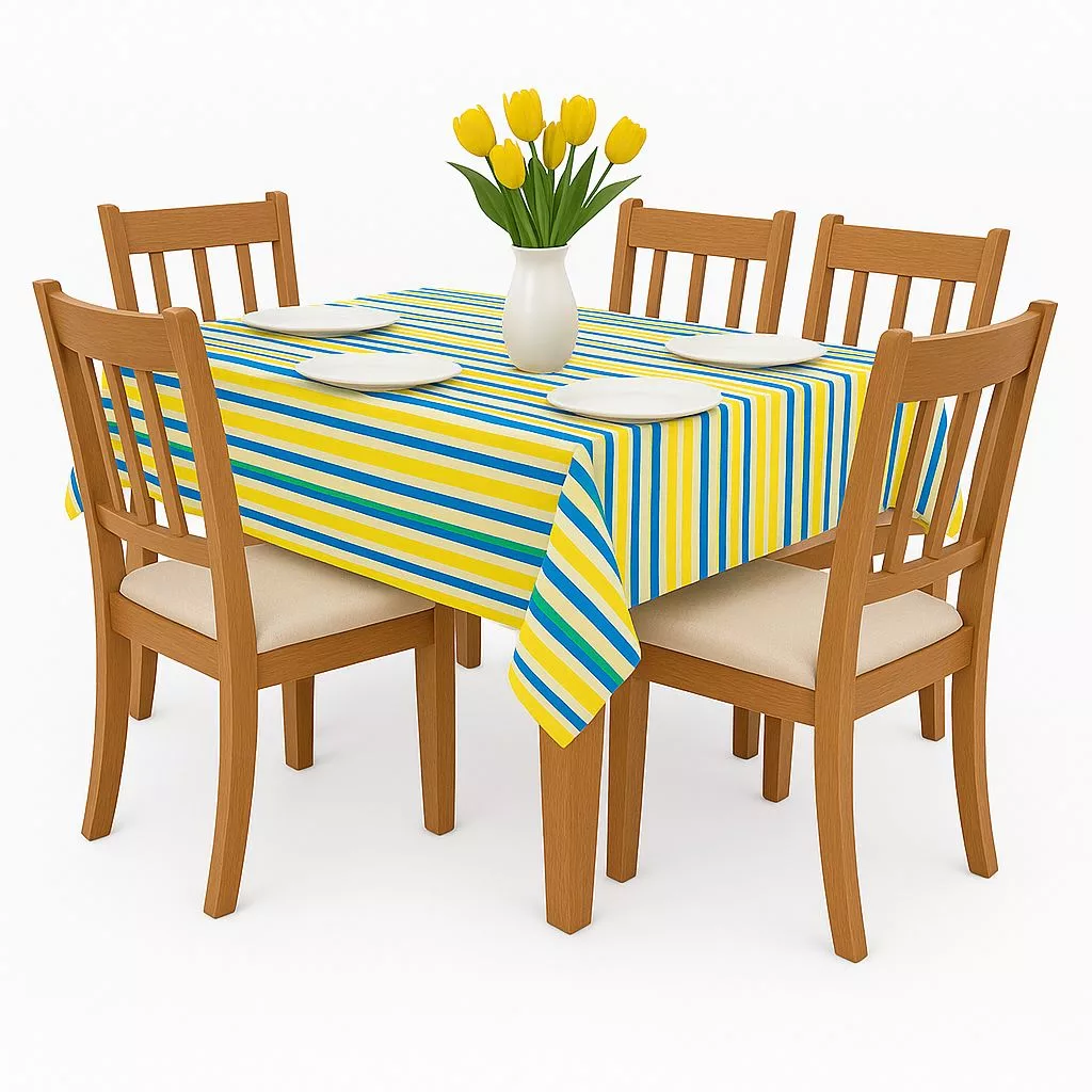 سفره ۴ نفره  مدل راه راه سایز ۱۰۰×۹۰ سانتی متر