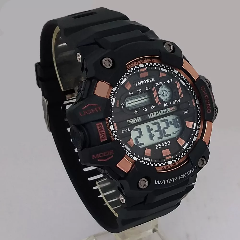 ساعت مچی دیجیتال مردانه امپاور مدل ضدآب چراغدار کد 2130