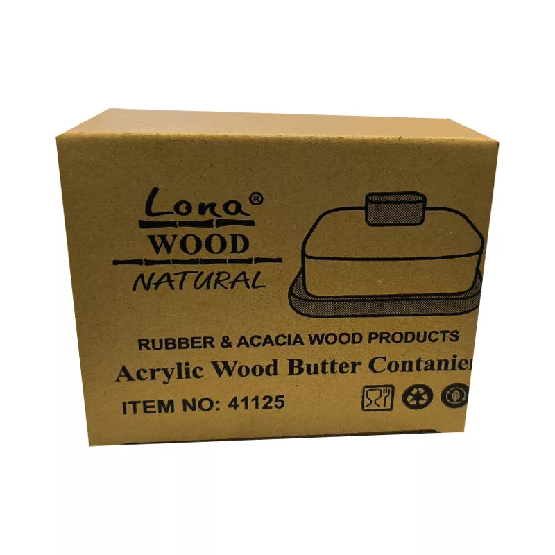 ظرف کره و پنیر خوری لونا وود مدل چوب