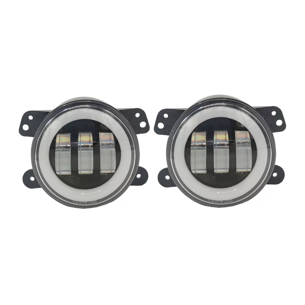 چراغ مه شکن خودرو استیکو مدل تایگر دیلایت دار بسته دو عددی