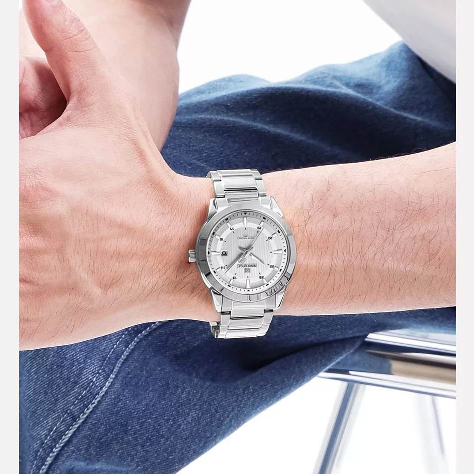 ساعت مچی عقربه‌ای مردانه نیوی فورس مدل NF8029SSW