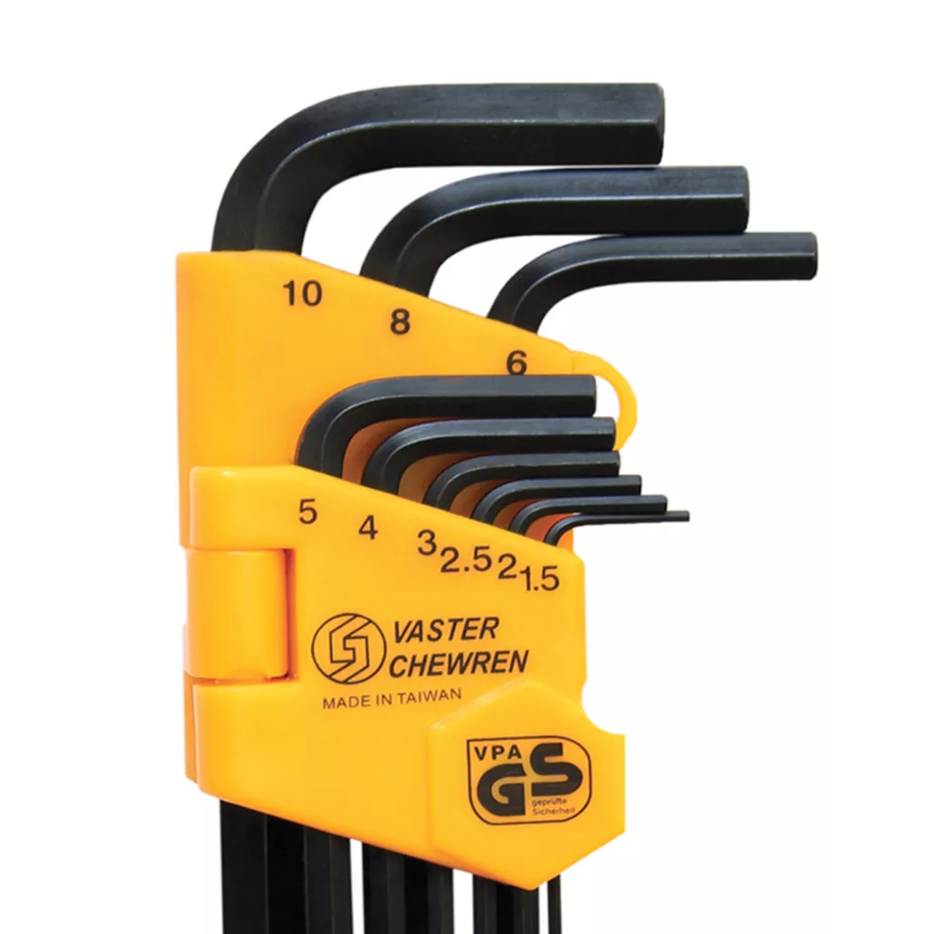 آچار آلن واستر مدل VR0-09 مجموعه 9 عددی