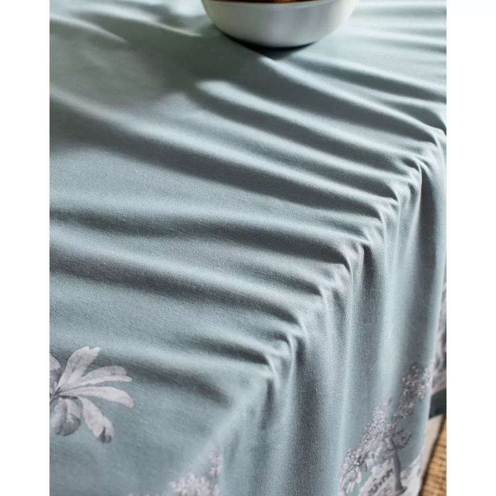 سفره هشت نفره مادام کوکو مدل Ravage Mint سایز 250*150 سانتی متر