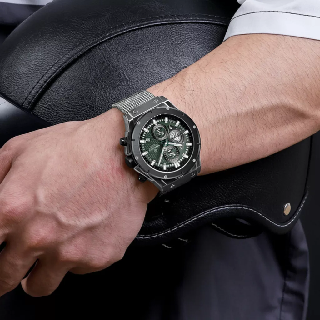 ساعت مچی عقربه‌ای مردانه نیوی فورس مدل NF8027-SGN