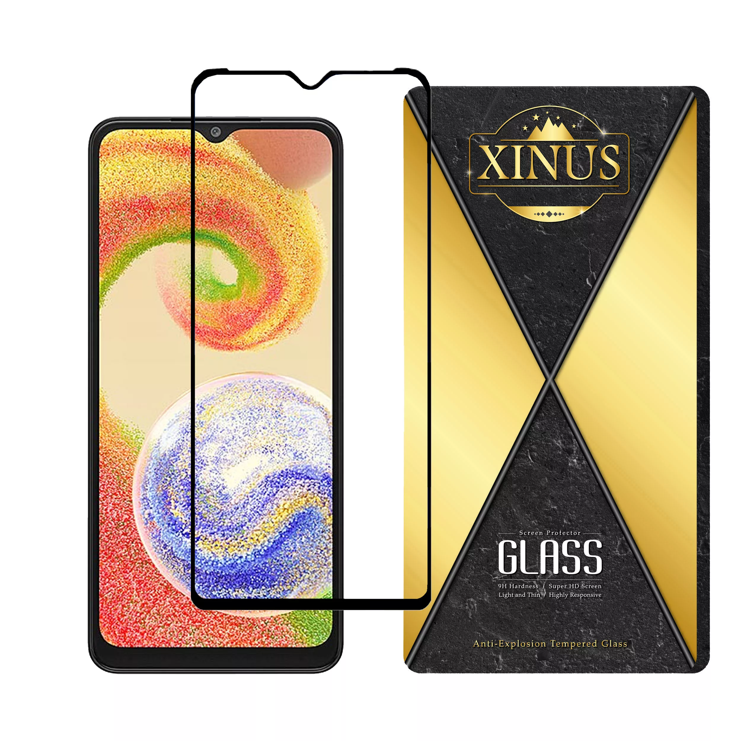 محافظ صفحه نمایش سرامیکی ژینوس مدل CERAMX مناسب برای گوشی موبایل سامسونگ Galaxy A04