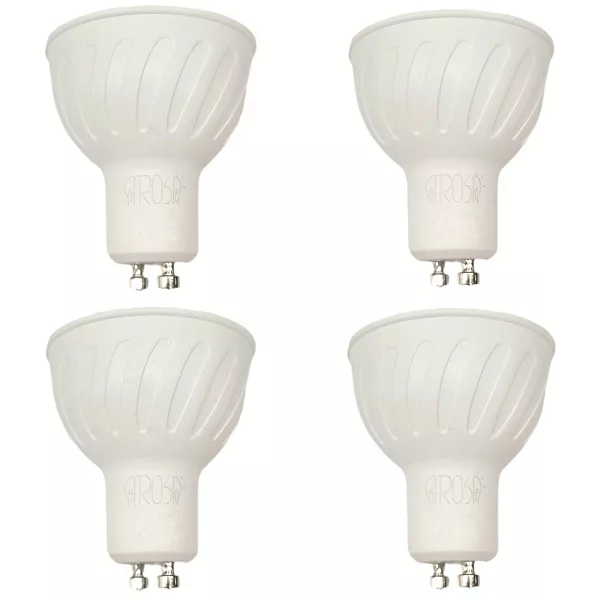 لامپ ال ای دی 7 وات آتروسا مدل هالوژنی پایه GU10 مجموعه 4 عددی