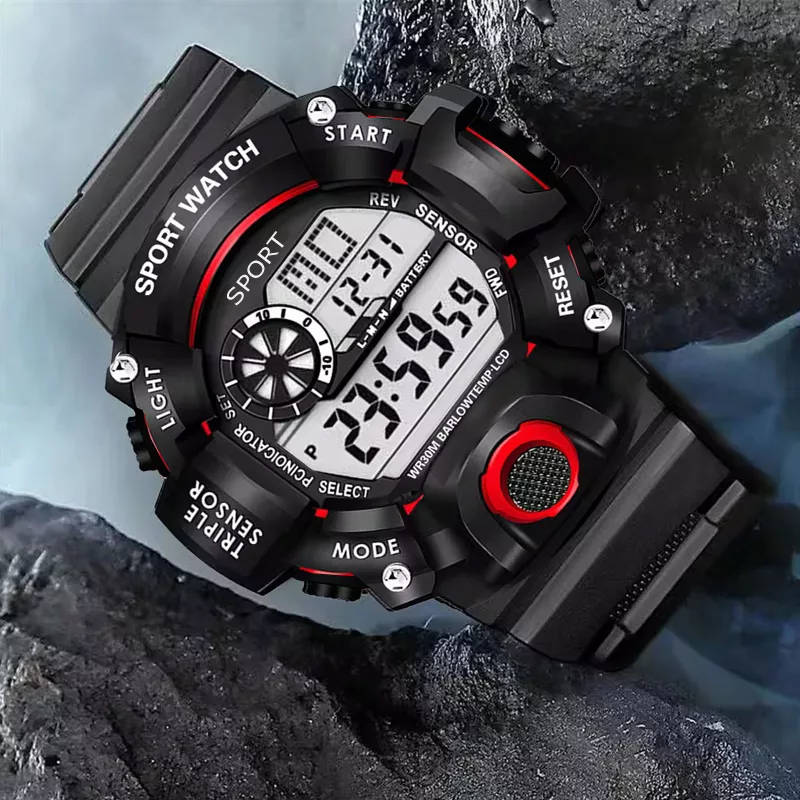 ساعت مچی دیجیتال مردانه مدل جهانی کد GHER1