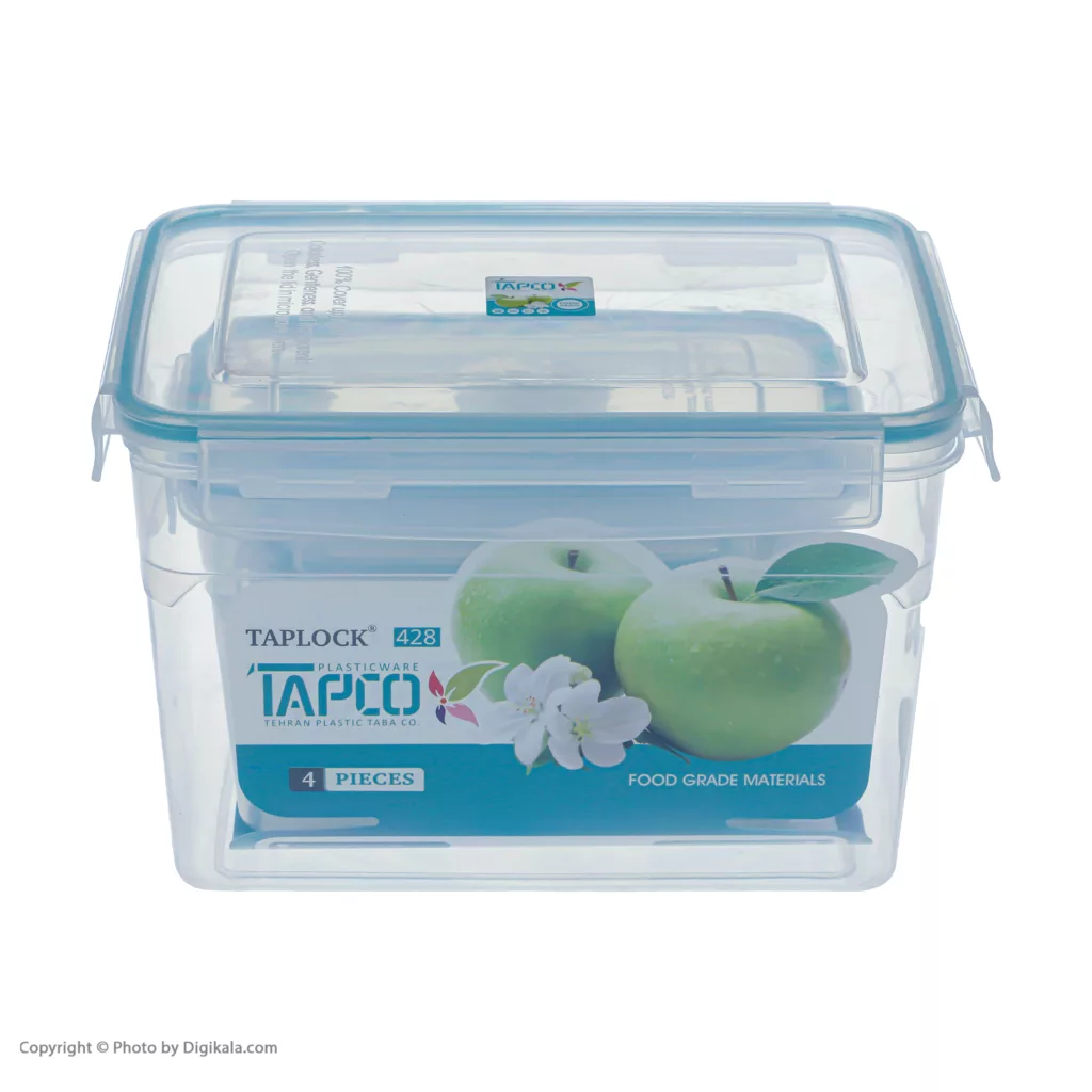 ظرف نگهدارنده تاپکو مدل 428 بسته 4 عددی
