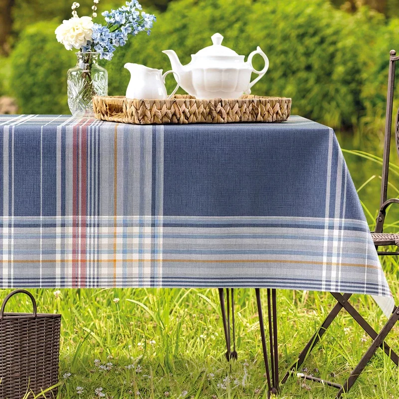 سفره هشت نفره مادام کوکو مدل Farrant.140200.Lacivert سایز 140*200 سانتی متر