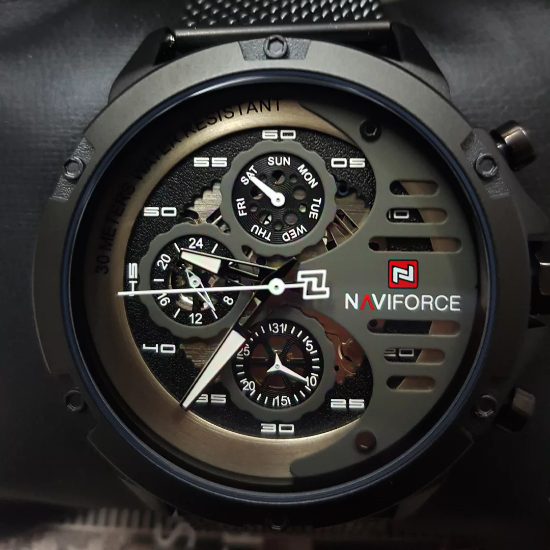 ساعت مچی عقربه‌ای مردانه کوارتز کورنوگراف نیوی فورس مدل 15049