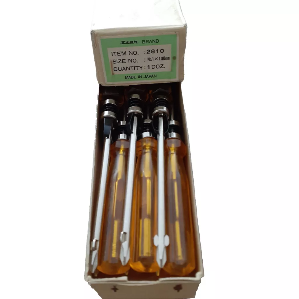 پیچ گوشتی چهارسو استار مدل 2810 بسته 12 عددی