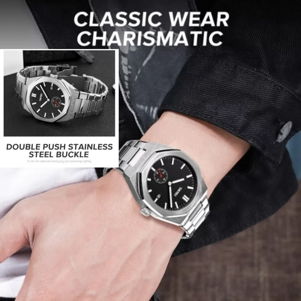 ساعت مچی عقربه‌ای مردانه  کوارتز اسکمی مدل 9262s