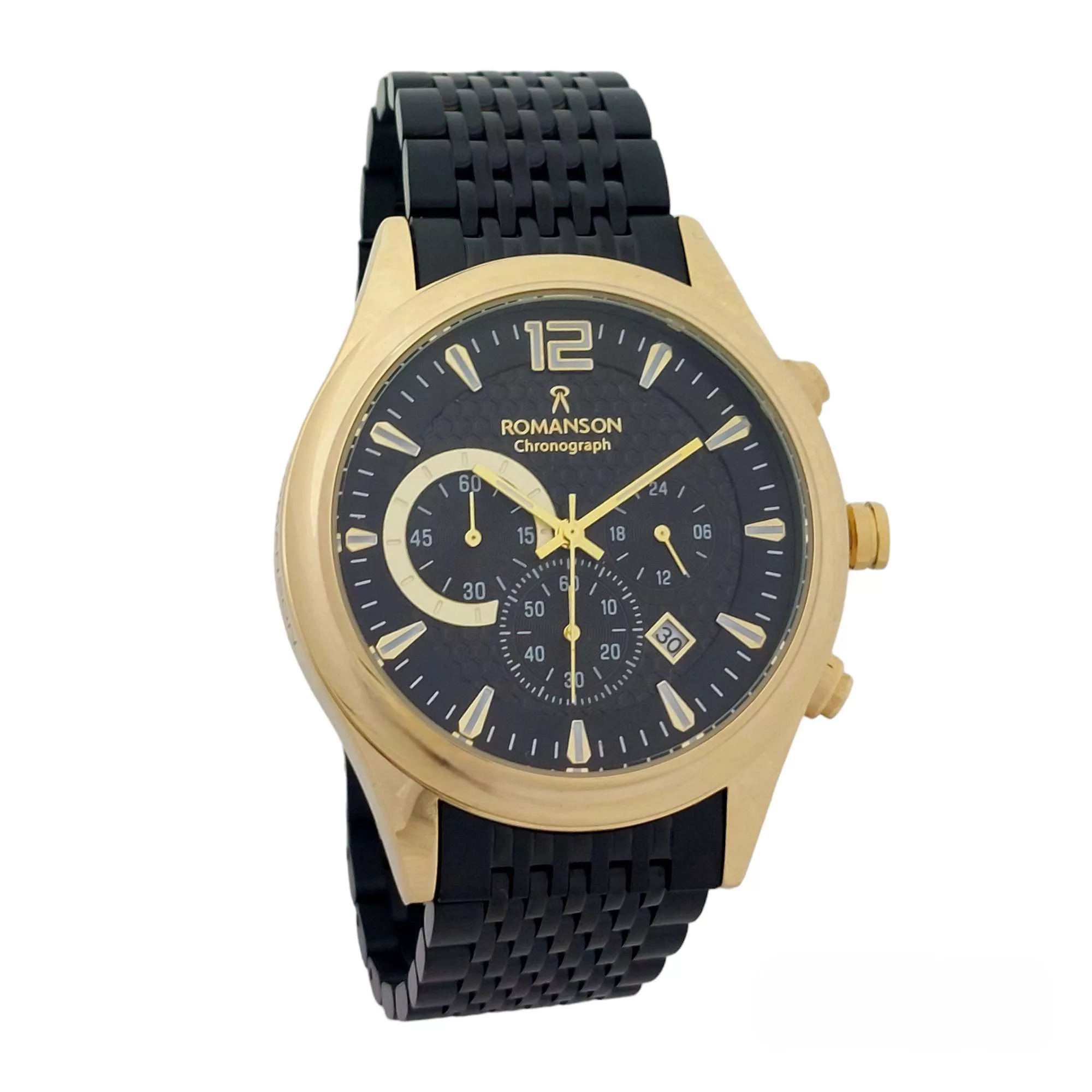 ساعت مچی عقربهای مردانه رومانسون مدل سه موتور فعال کرنوگراف کد 2093BGB
