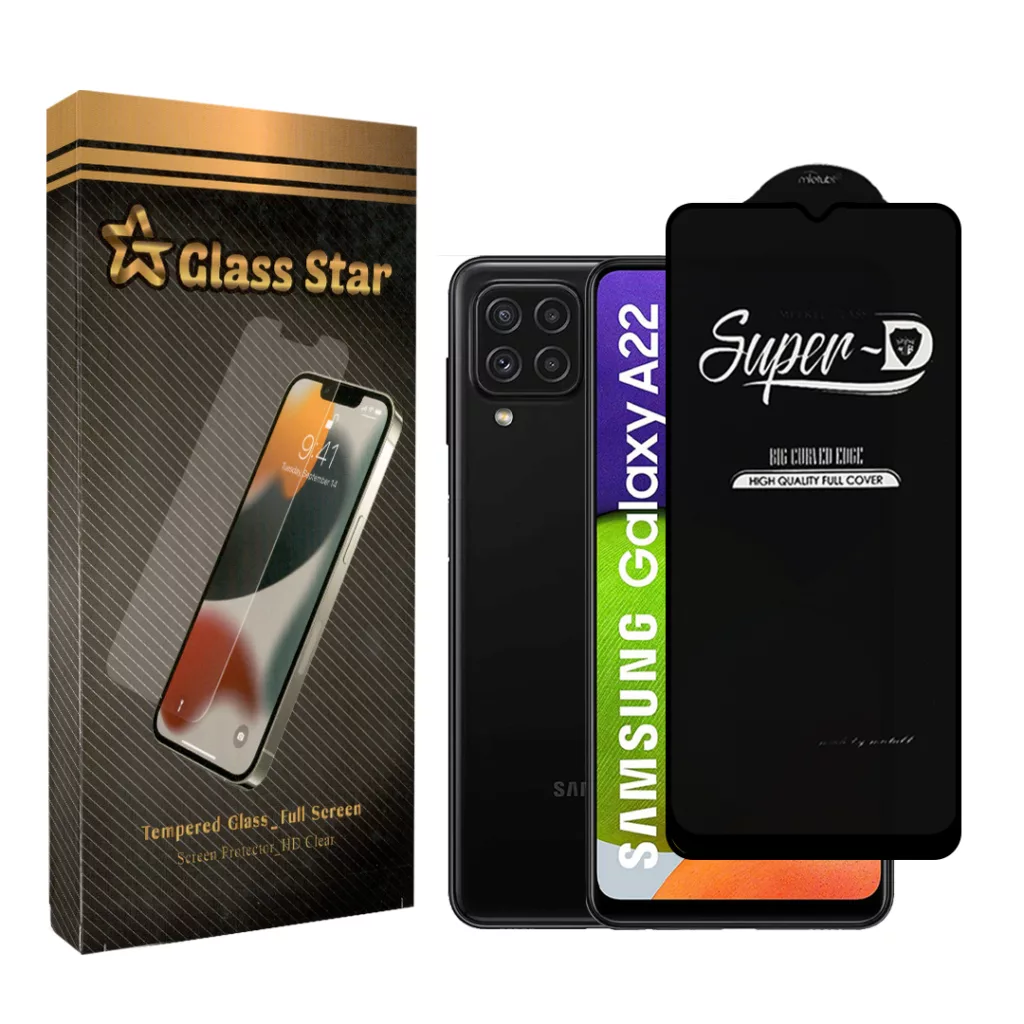 محافظ صفحه نمایش گلس استار مدل STAR-SUPER-D مناسب برای گوشی موبایل سامسونگ Galaxy A22 4G
