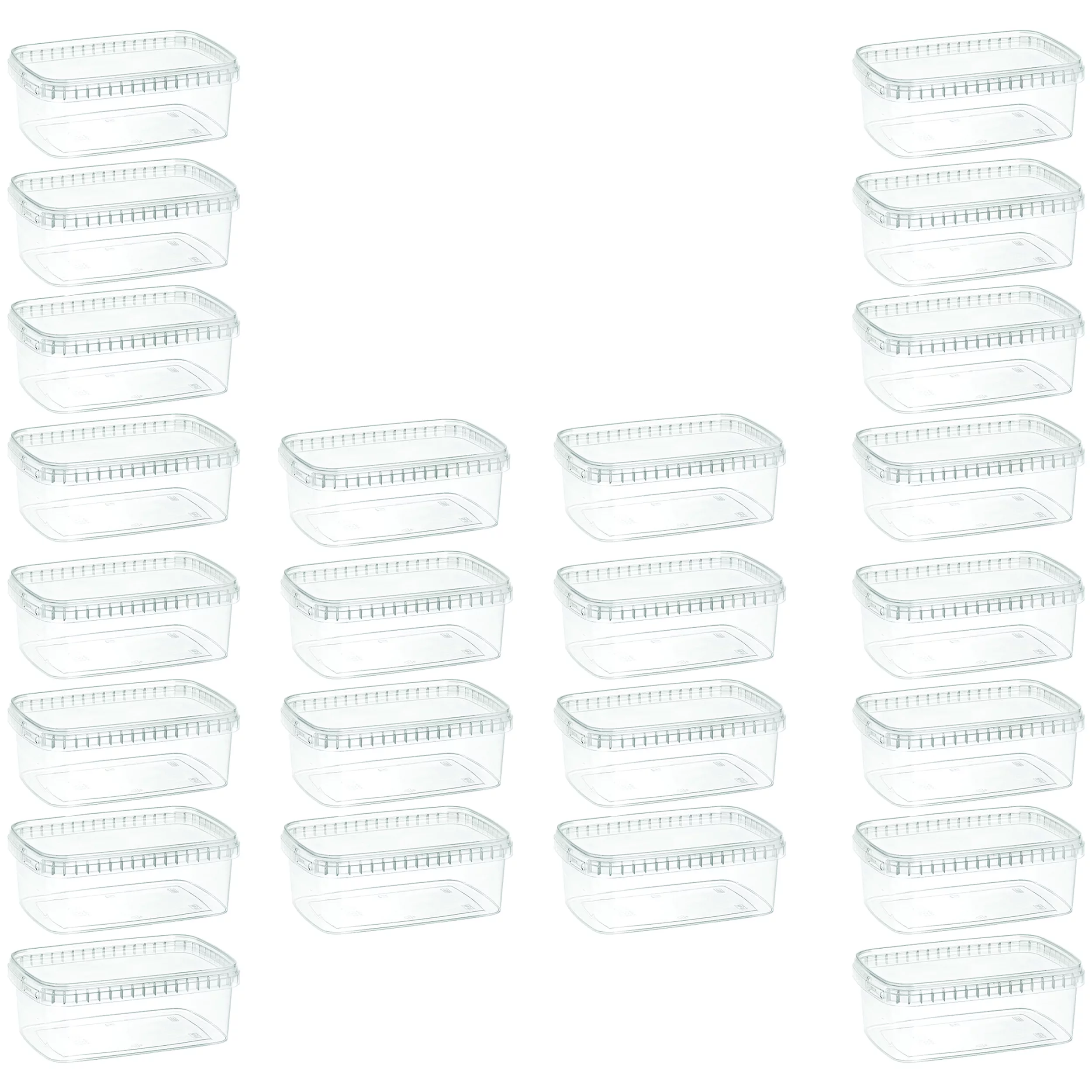 ظرف نگهدارنده طب پلاستیک مدل 1000C بسته 24 عددی