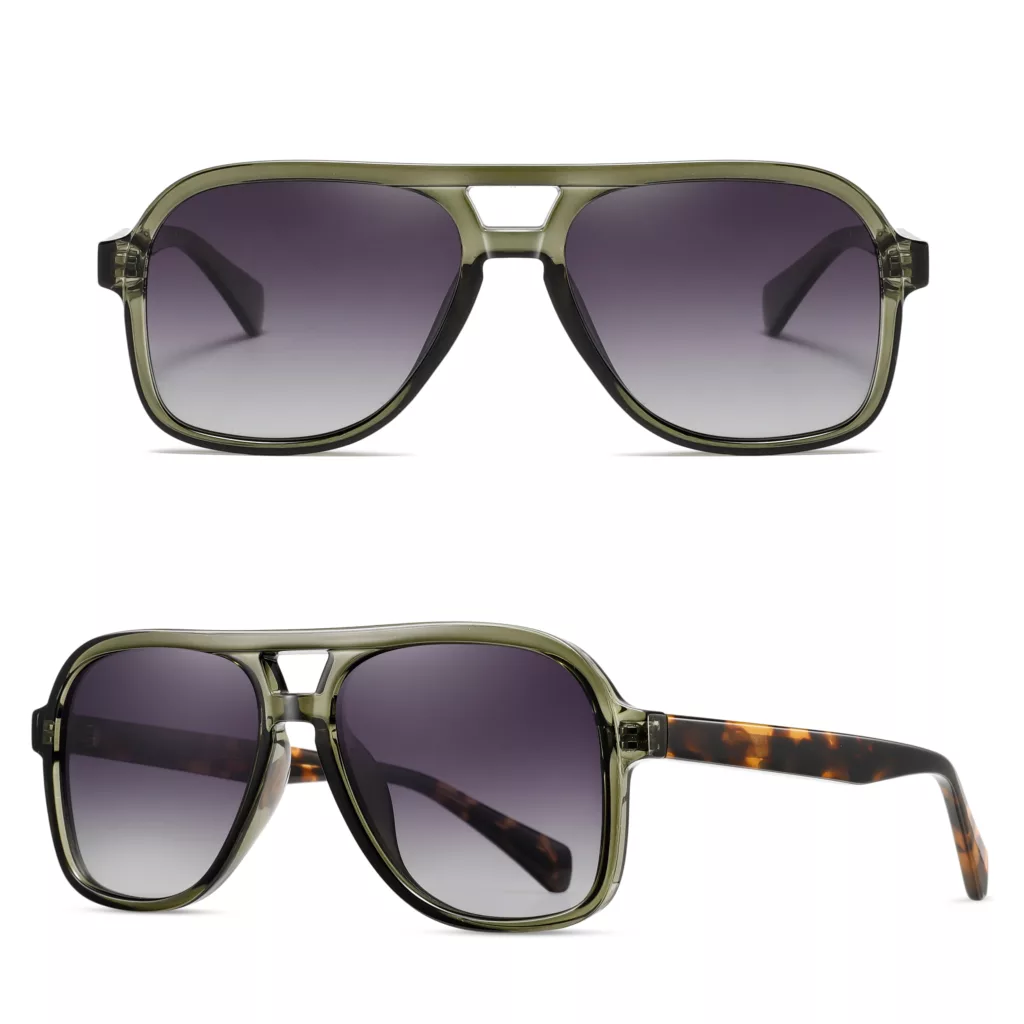 عینک آفتابی خلبانی (Aviator) آلبرت وگ مدل S31117C2 Acetate Avantgarde Visionary