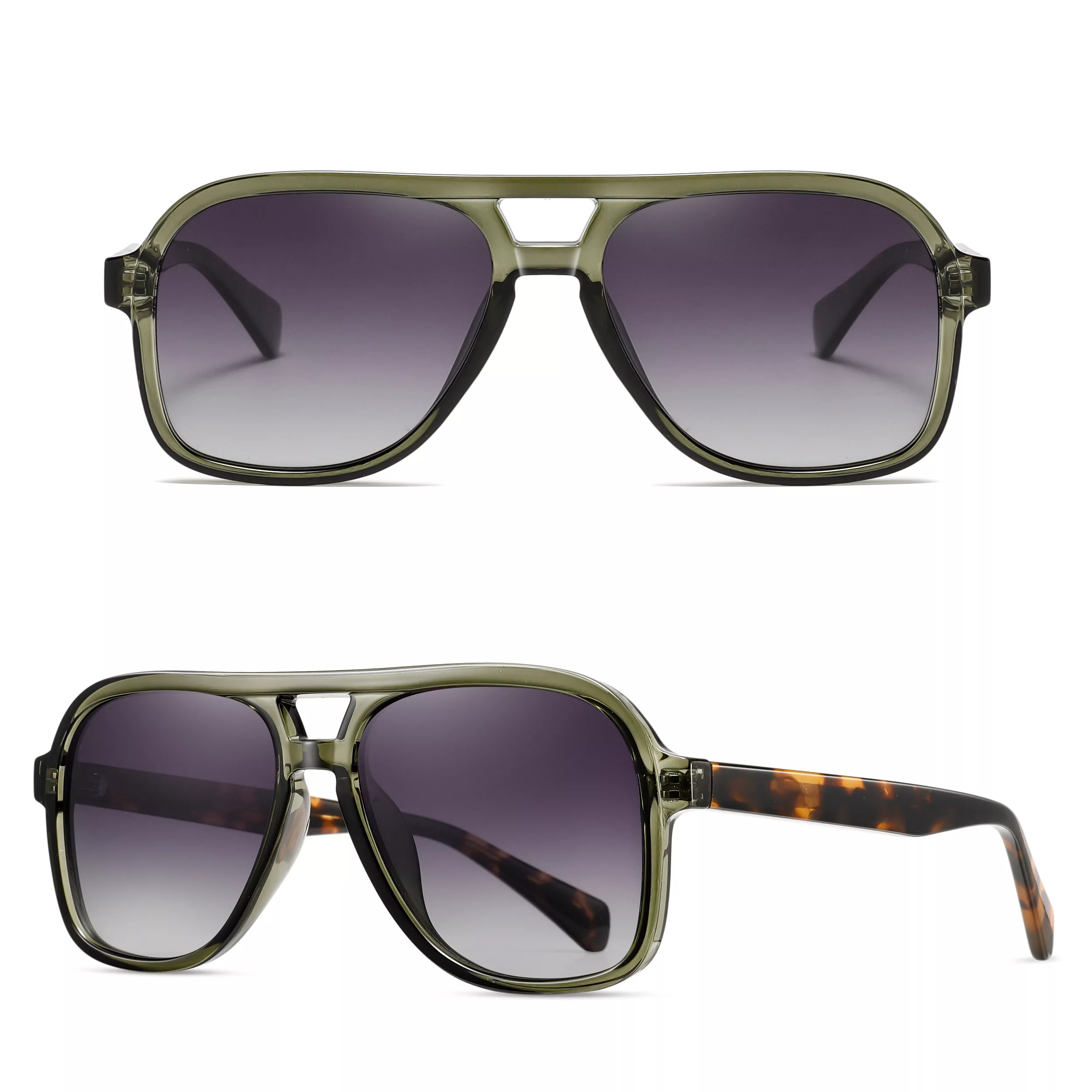 عینک آفتابی خلبانی (Aviator) آلبرت وگ مدل S31117C2 Acetate Avantgarde Visionary