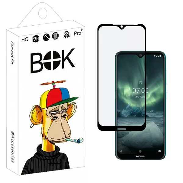 محافظ صفحه نمایش بوک مدل Clear Full مناسب برای گوشی موبایل نوکیا 6.2 / 7.2