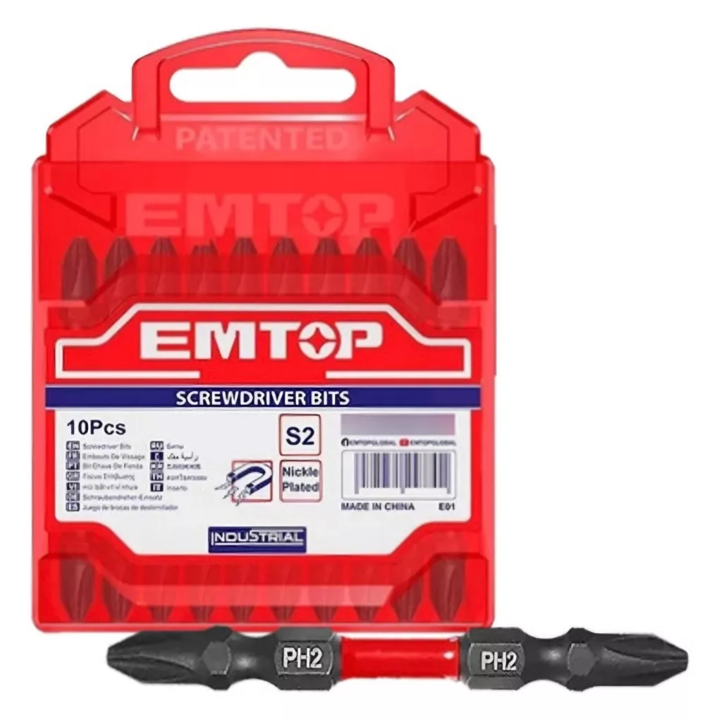 سری پیچ گوشتی دو سر چهار سو ایمتاپ مدل ESBTMPH233 بسته 10 عددی