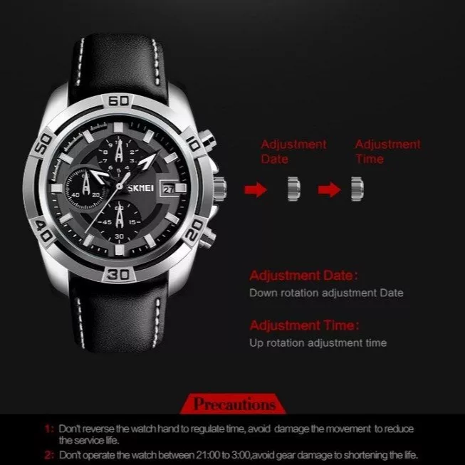 ساعت مچی عقربه‌ای مردانه اسکمی مدل 9156