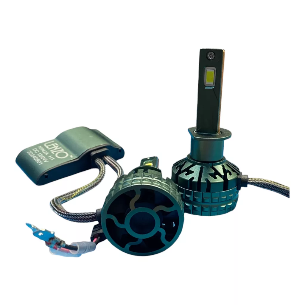 لامپ هدلایت خودرو لنزو مدل NiNJA پایه H1 بسته دو عددی