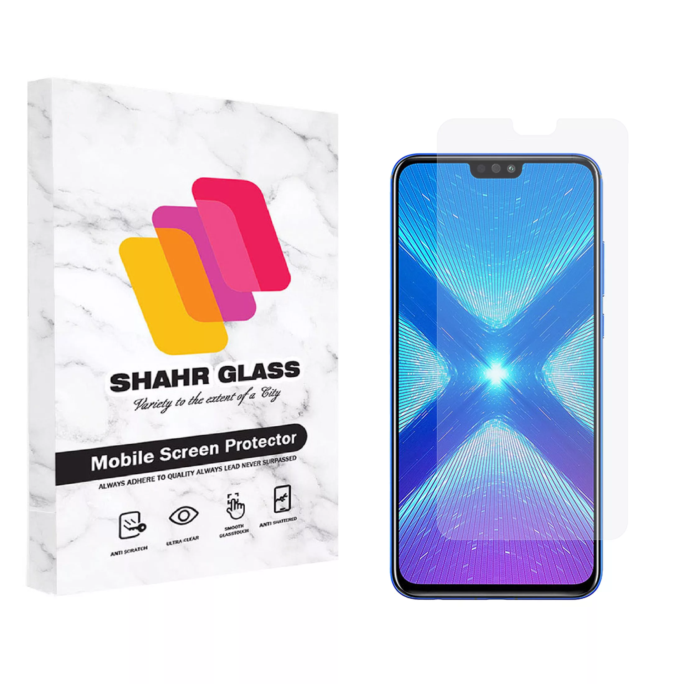 محافظ صفحه نمایش شهر گلس مدل SMP مناسب برای گوشی موبایل آنر 8X