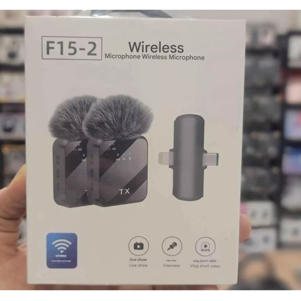 ست میکروفن بی سیم مدل F15 dual