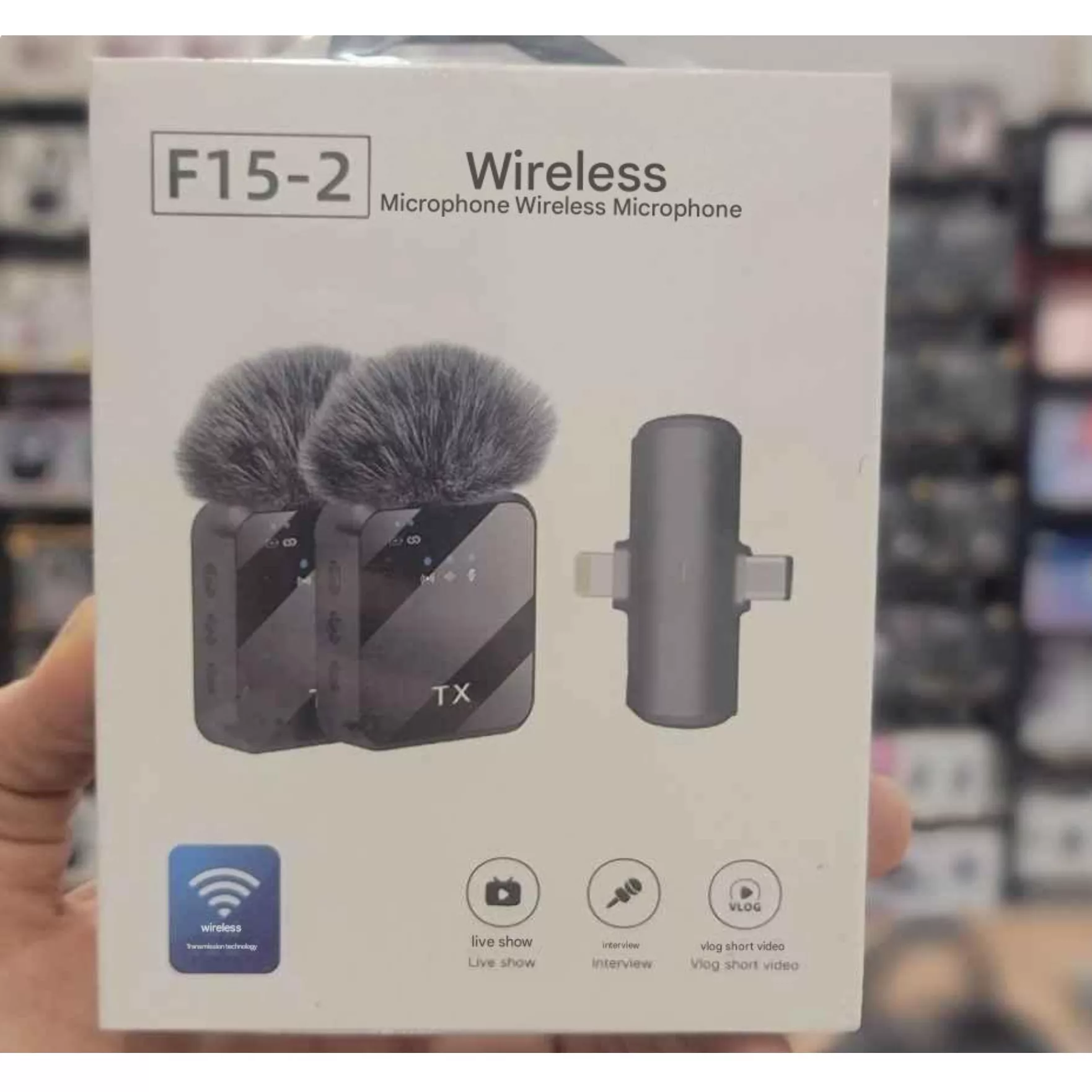 ست میکروفن بی سیم مدل F15 dual