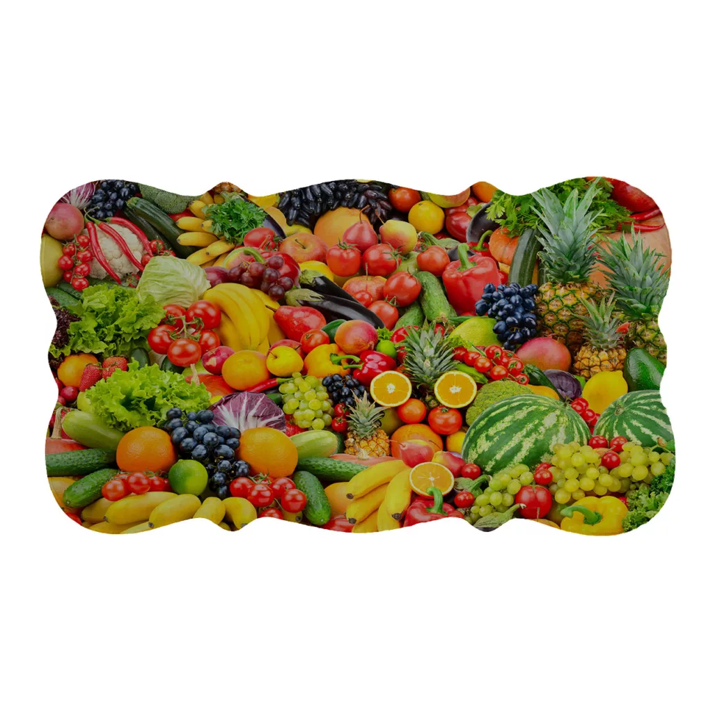 پادری مدل دالبر طرح میوه کد 6353 سایز 110×60 سانتی متر