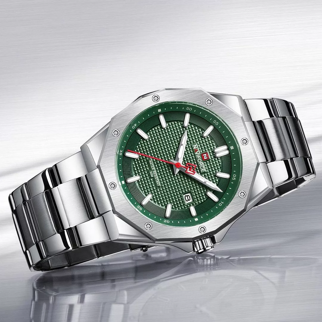 ساعت مچی عقربه‌ای مردانه نیوی فورس مدل Nf9200