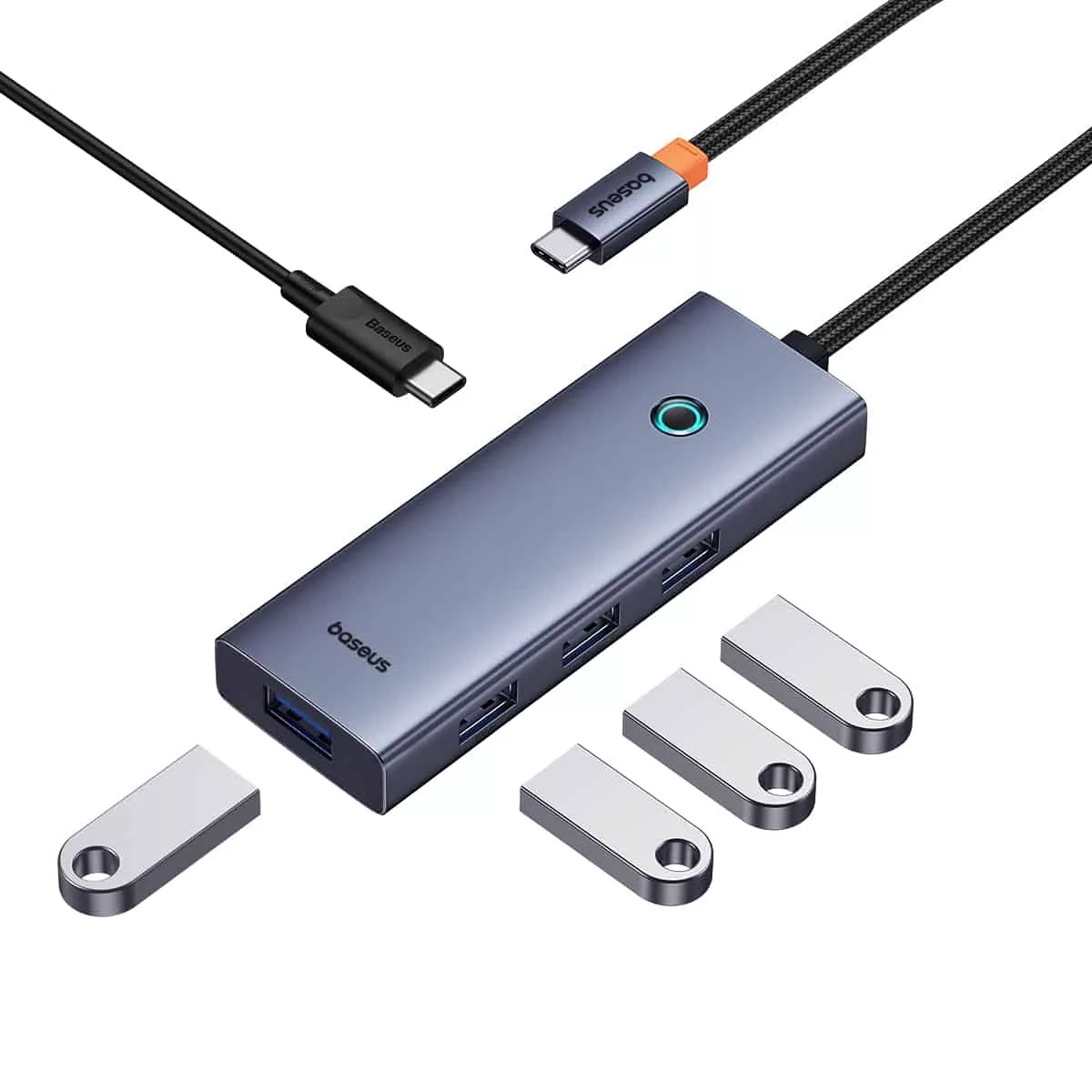 هاب 5 پورت USB-C بیسوس مدل UltraJoy Series BS-OH149