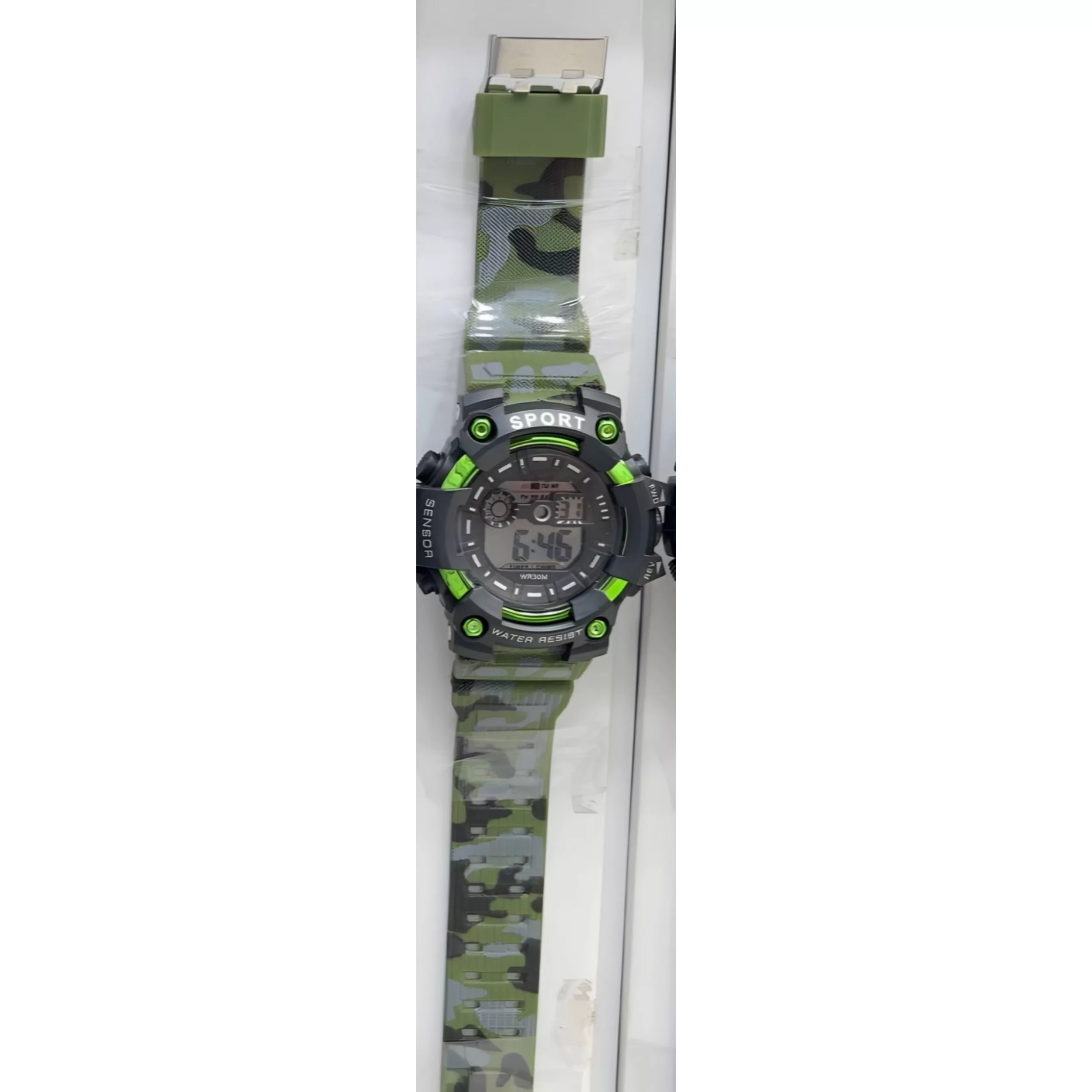 ساعت مچی دیجیتال مردانه مدل اسپرت تک زمانه بند پیو ارتشی کد ۲