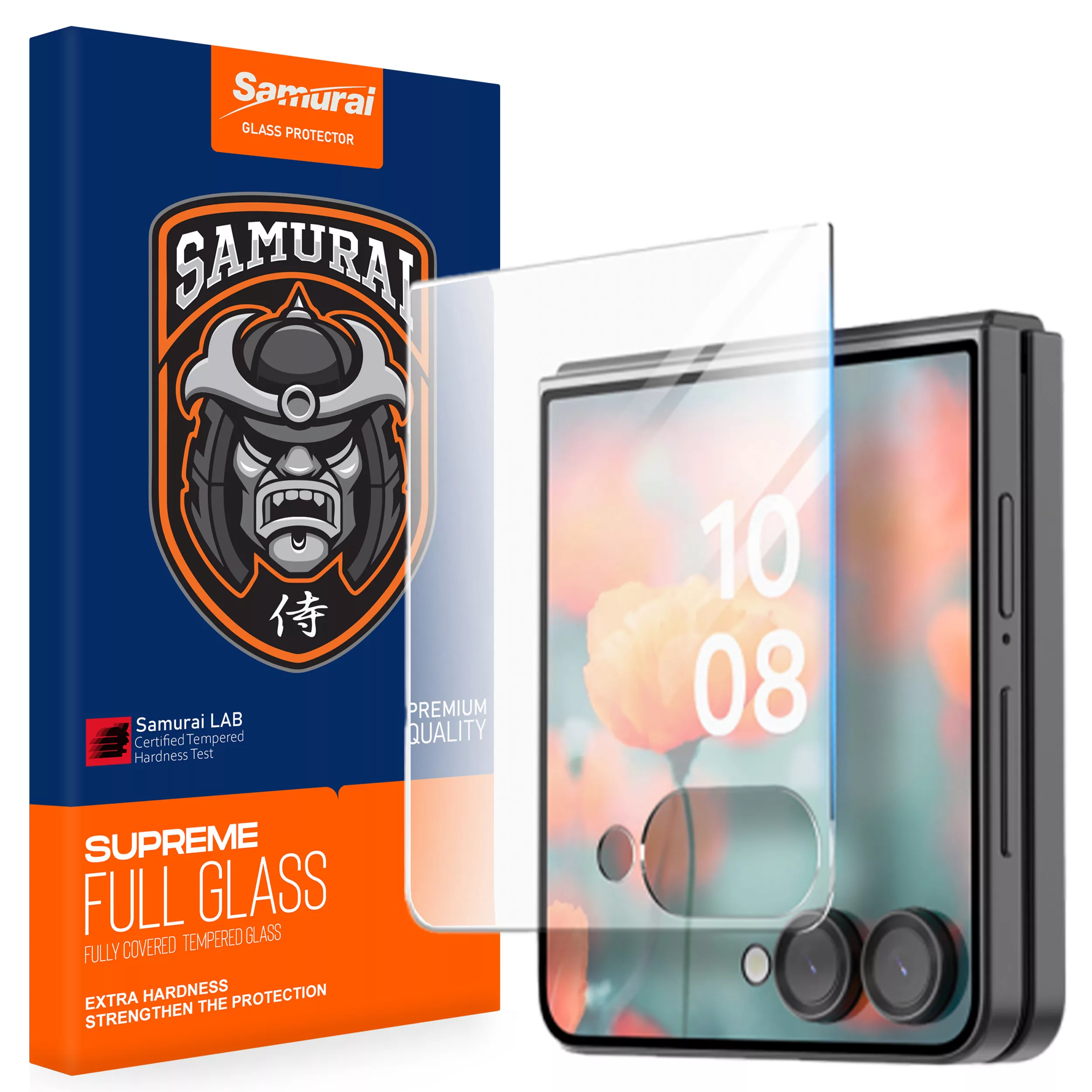 محافظ صفحه نمایش سامورایی مدل Invisiglass مناسب برای گوشی موبایل سامسونگ Galaxy Z Flip 7