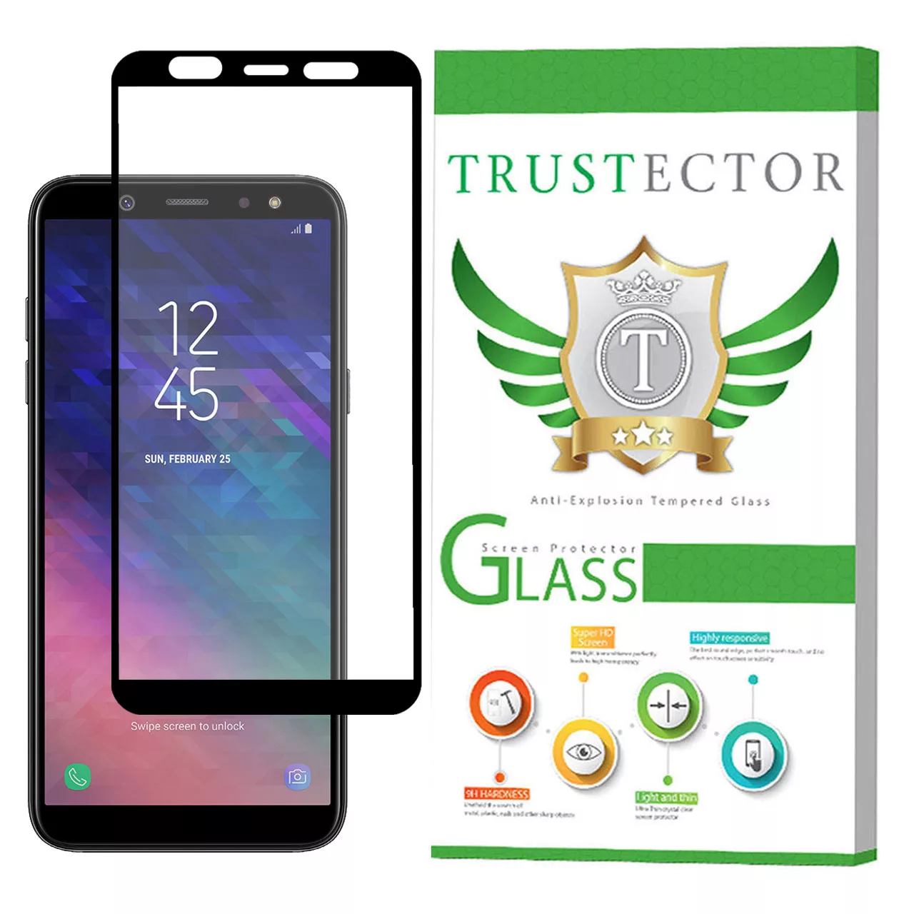 محافظ صفحه نمایش سرامیکی تراستکتور مدل CMA-T مناسب برای گوشی موبایل سامسونگ Galaxy A6 plus