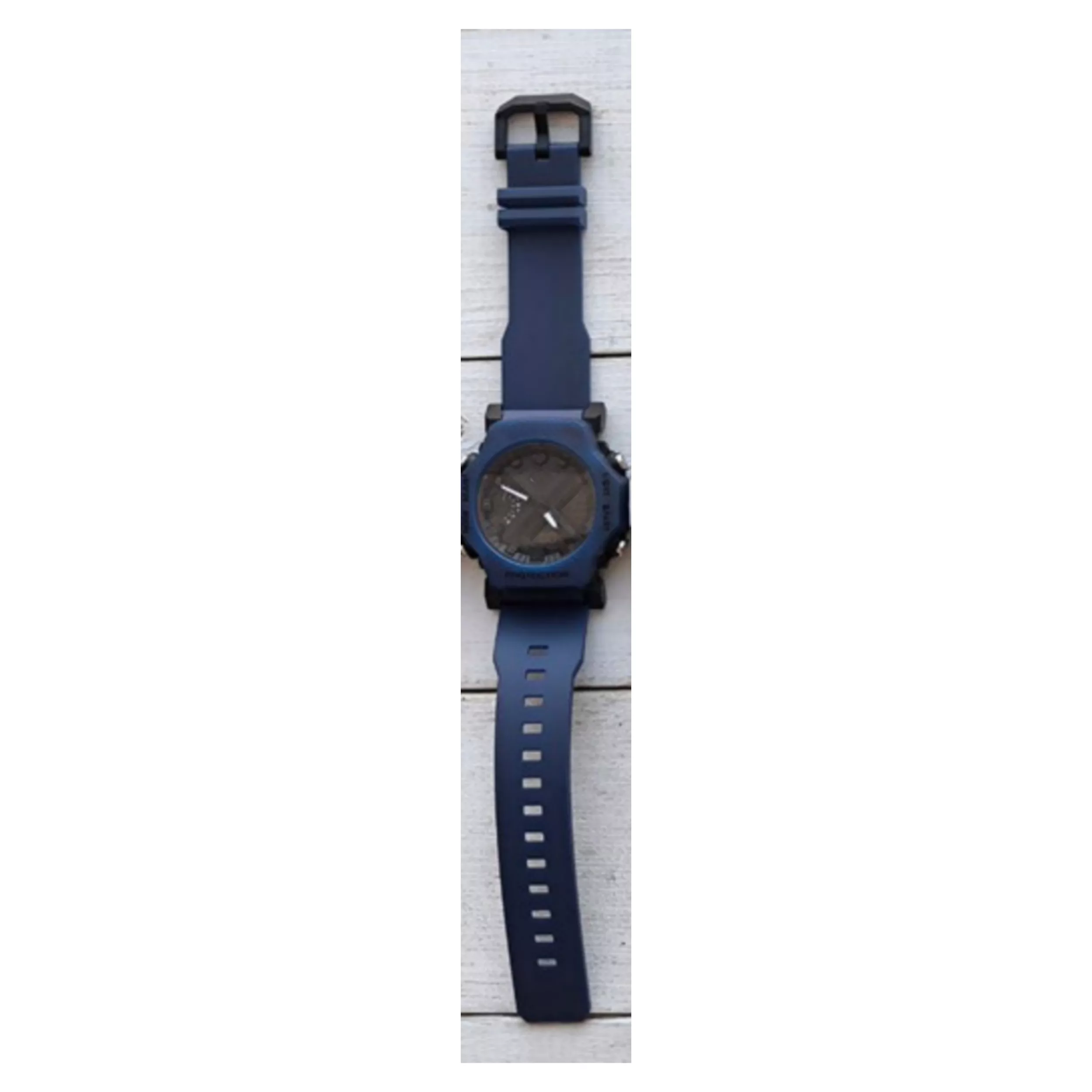 ساعت مچی عقربه‌ای کوارتز مردانه مدل دو زمانه کرنوگراف بند پیو کد d