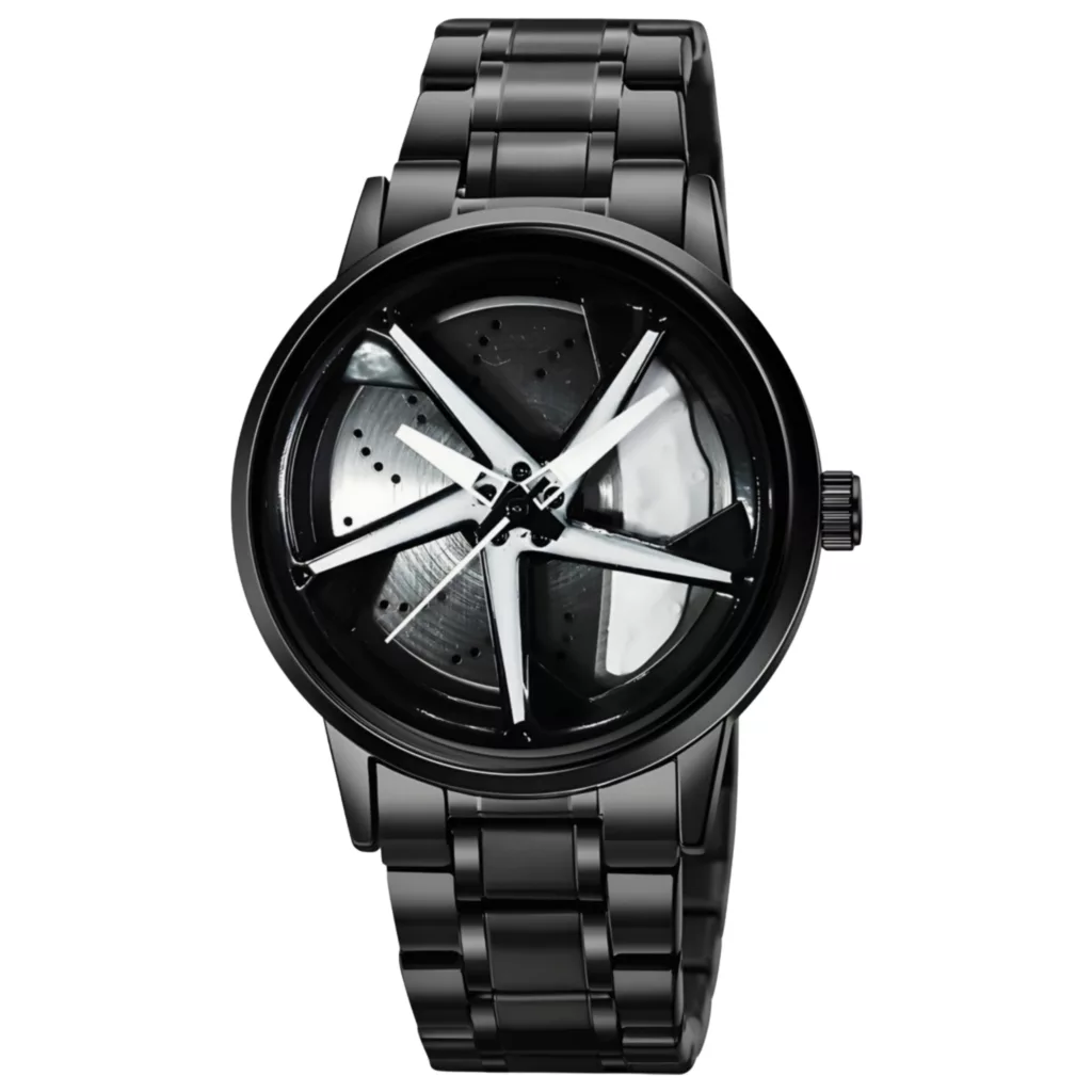 ساعت مچی عقربه‌ای کوارتز مردانه مدل اسپرت صفحه رینگ چرخان کد S8