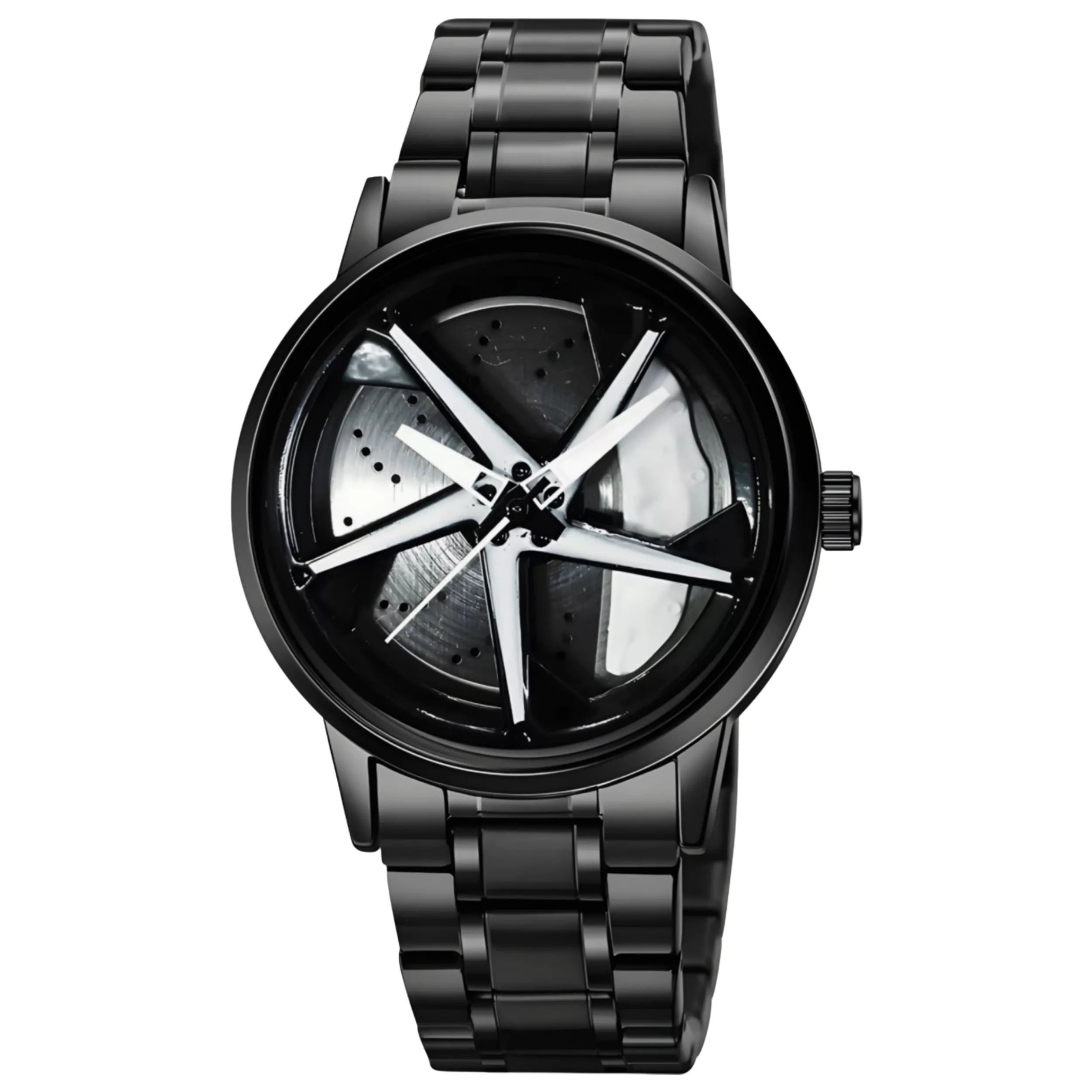 ساعت مچی عقربه‌ای کوارتز مردانه مدل اسپرت صفحه رینگ چرخان کد S8