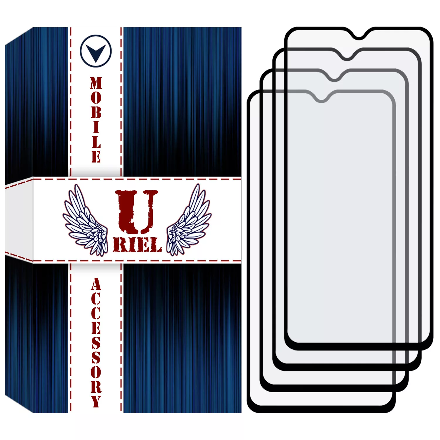 محافظ صفحه نمایش مات یوریل مدل UCM مناسب برای گوشی موبایل سامسونگ Galaxy A24 / A15 / A25 بسته چهار عددی